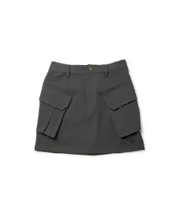 獲得ポイント99pt 10% OFF／SALE 【送料無料】ニューエラ(NEW ERA) ゴルフウェア スカート GFW STRETCH CARGO SKIRT 14669793 【国内正規品】【2025年秋冬モデル】 レディース チャコールグレー L
