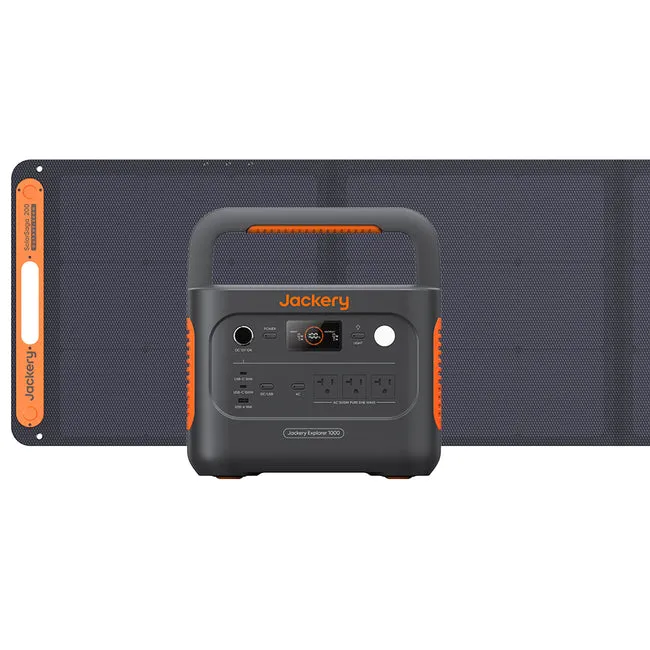 Jackery Solar Generator 1000 New+SolarSaga 200