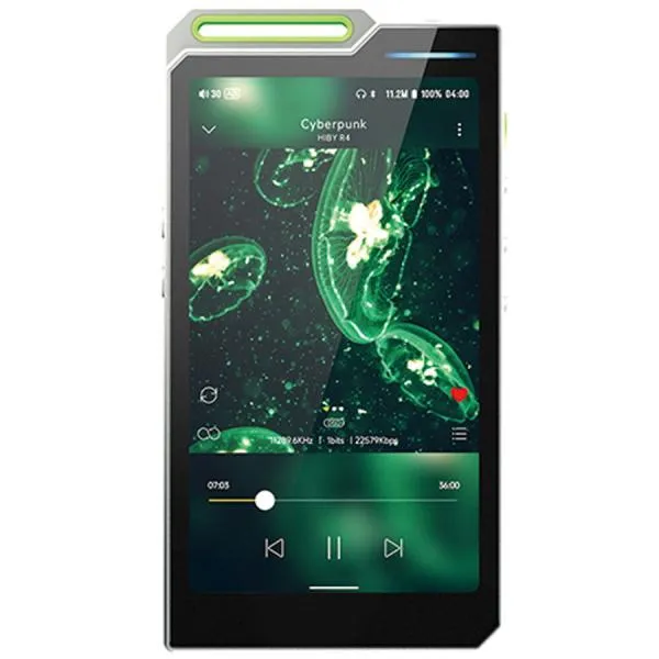 HiBy デジタルオーディオプレイヤー 32GBメモリ内蔵+外部メモリ対応(グリーン) HiBy Music R4-GREEN 返品種別A
