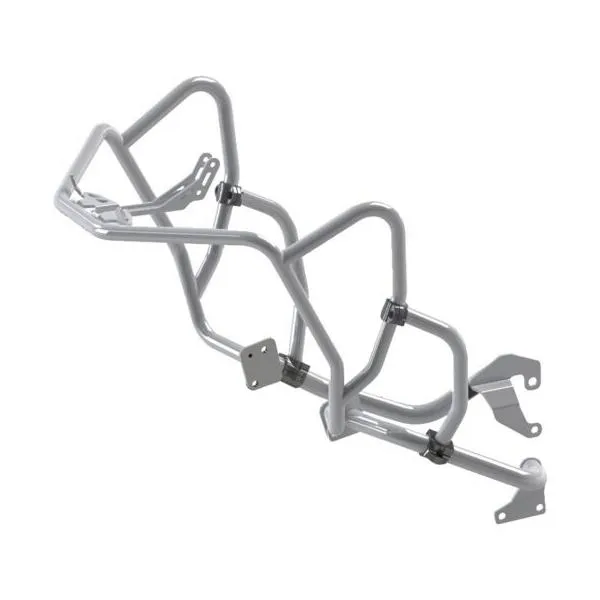 AltRider アルトライダー Upper Crash Bars with Mesh Headlight Guard for Honda CRF1100L Africa Twin (with installation bracket) - Silver | AT20-0-1411