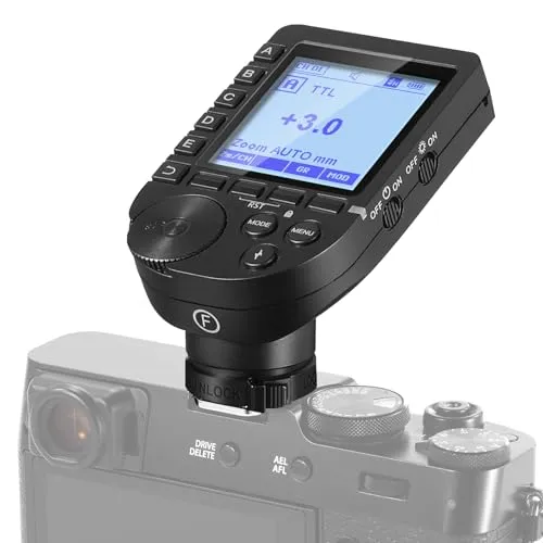 NEEWER アップグレード QPRO-F TTL 無線フラッシュトリガー コンパチブル Fujifilm 1/8000s HSS 大画面斜めデザイン 5グループ 9カスタマイズ可能機能 Q4 Q3 Q300 Z2 Z1 Z760 NW760 S101-3