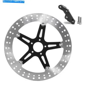 front brake rotor Harley Sportster 2014-UP XL883 XL1200用15 浮遊する大きなブレーキフロントローターキット 15 Floating Big Brake Front Rotor Kit for Harley Sportster 2014-up XL883 XL1200【並行輸入品】