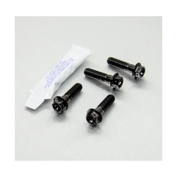 PRO BOLT プロボルト Stainless Steel Front Brake Mounting Bolt Kit Race Spec カラー：ブラック キャリパーボルト・マウントボルト ブレーキ