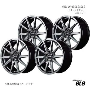 【16インチ 5H100 6.5J +48】アルミホイール4本セット インプレッサ GDB MID WHEELS/SLS MGR V998665533480A00×4