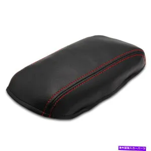 コンソールボックス トヨタカローラ2014-2017センターコンソールアームレストボックスカバーブラックレザー+赤 For Toyota Corolla 2014-2017 Center Console Armrest Box Cover Black Leather+Red【並行輸入品】
