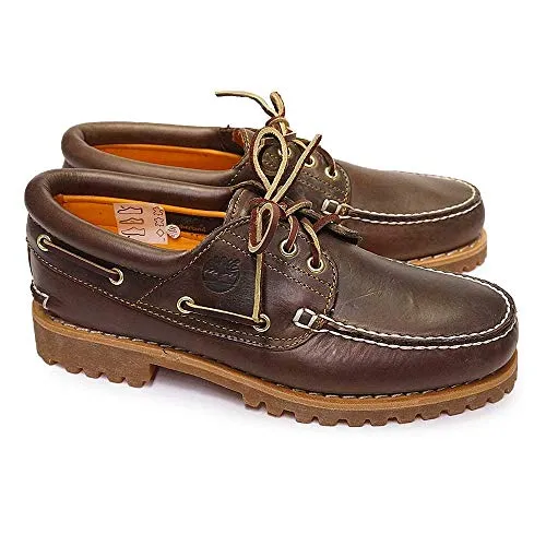 [ティンバーランド] デッキシューズ メンズ モカシン オーセンティクス スリーアイ クラシック ラグ オイルレザー スエード AUTHENTICS 3 EYE Classic Lug 30003（MidiumBrown） 27.0cm（US9.0）