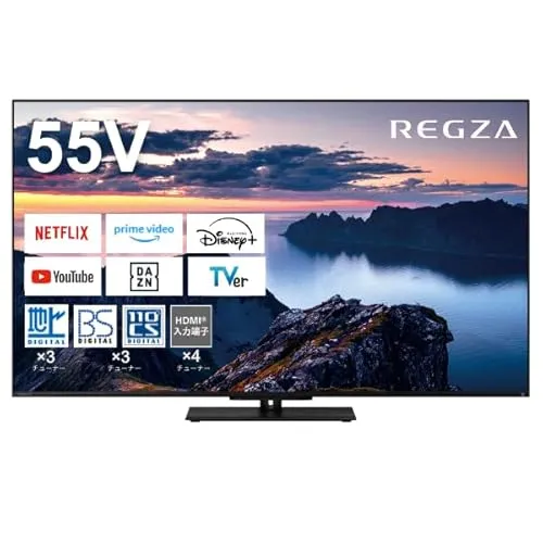 REGZA 55インチ 液晶 55Z670N スマートテレビ Dolby Atmos対応 2024年モデル