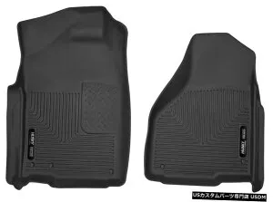 Floor Mat ハスキーライナーX-Actコンター最前列フロアマット02-18ダッジラム（自動） Husky Liners X-Act Contour Front Row Floor Mat for 02-18 Dodge Ram (Automatic) 【並行輸入品】