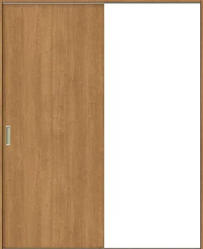 TA 室内引戸 Vレール方式 片引戸標準タイプ 鍵なし DSKH-EAA 1620 W：1,644mm × H：2,023mm 勝手：右勝手 本体色/枠色：クリエラスク(LL) 枠種類：ノンケーシング140(壁厚：101-114) 敷居：フラット下レール(