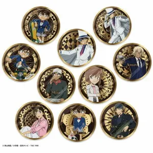O 名探偵コナン 金バッジ Vol.1 BOX売り【1BOX10パック入り】TKB-A01 おもちゃ バッチ 6歳 ギフト プレゼント 誕生日 お祝い 贈り物 ブラックフライデー クリスマス 怪盗キッド 安室透 古谷零 服部
