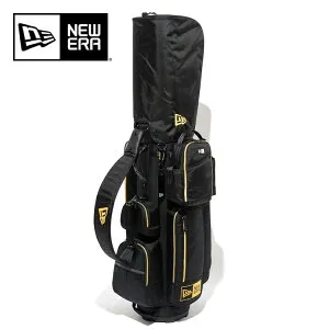 ニューエラ キャディーバッグ（13534661）キャディーバッグ ブラック × ゴールド ベーシックポーチ付き ゴルフ 4550538156237【NEW ERA正規品】2026新作