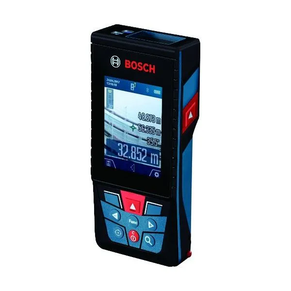 ボッシュ データ転送レーザー距離計 GLM150C (測定範囲 0.08～150m)(キャリングバッグ・ストラップ付)