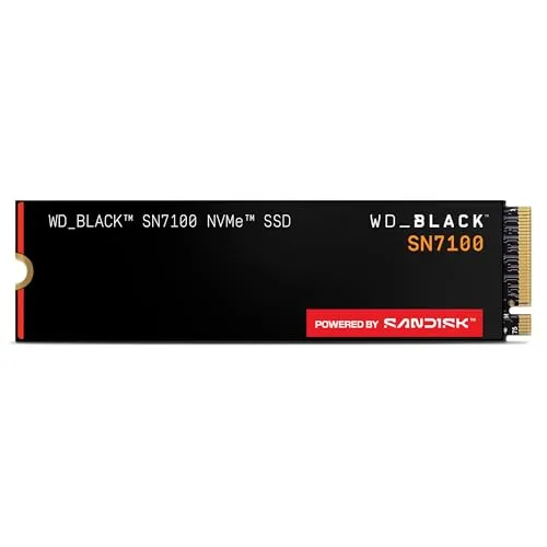 WD_BLACK 4TB SN7100 NVMe 内蔵ゲーミングSSD ソリッドステートドライブ - Gen4 PCIe M.2 2280 最大7,000MB/秒 - WDS400T4X0E