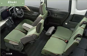 SUZUKI スズキ 純正 アクセサリー パーツ SPACIA Custom スペーシア カスタムラクラク脱着シートカバー カーキ 9918A-53U60 MK94S MK54S
