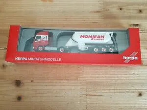 【送料無料】模型車 モデルカー ヘルパイヴェコストラリスバルクサイロトレーラーモンジャンherpa 310451 187 iveco stralis xp bulk silo trailer monjean