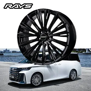 40系 アルファード ALPHARD ヴェルファイア VELLFIRE【送料無料・4本セット】RAYS レイズ ホイール VERSUS CRAFT COLLECTION VOUGE 20x8.5J +45 5-120 グロッシーブラック（GX）