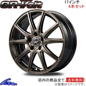 ヴェゼル RV系 アルミホイール MID ファイナルスピード GRボルト【17×7J 5-114 INSET55】マルカサービス FINALSPEED GR-Volt 17インチ 5穴 114.3 +55 インセット55 VEZEL ベゼル 車用ホイール 1本 4本セット 1台