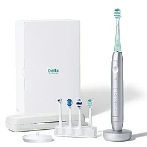 Panasonic(パナソニック) 電動歯ブラシ Doltz（ドルツ）プレミアム W音波振動ハブラシ スマート シルバー EW-DT88-S ［ドルツ /音波振動式 /AC100V-240V］ EWDT88S