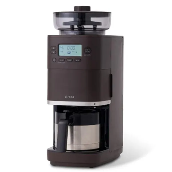 siroca（シロカ） コーン式全自動コーヒーメーカー「カフェばこPRO」 SC-C281(TD)