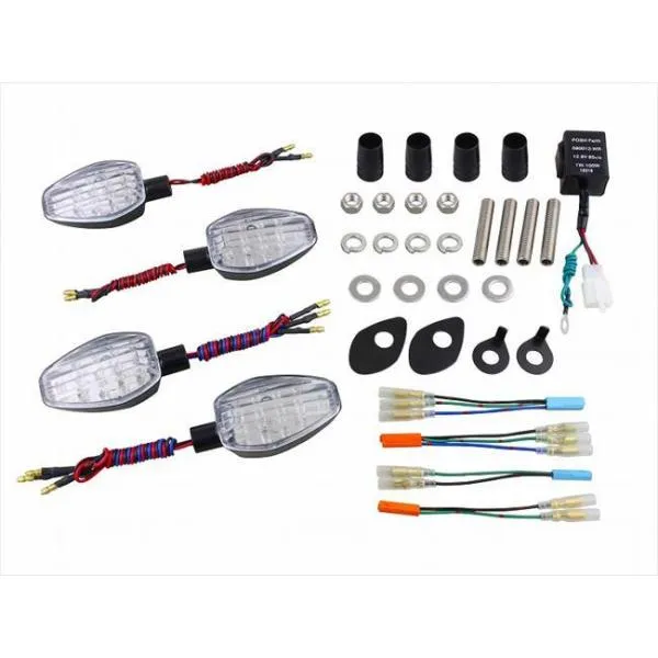 納期未定 4945716526542 LWLEDウインカーキット ブラック／クリア VTR250 09- 152652-06 POSH FAITH ポッシュ フェ