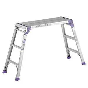 【在庫有・即納】足場台 洗車台 踏み台 踏台 作業台 洗車 大掃除 高所作業 アルミ洗車台 アルミ踏み台 アルミ足場台3段 PXGV910FK アルインコ(ALINCO)