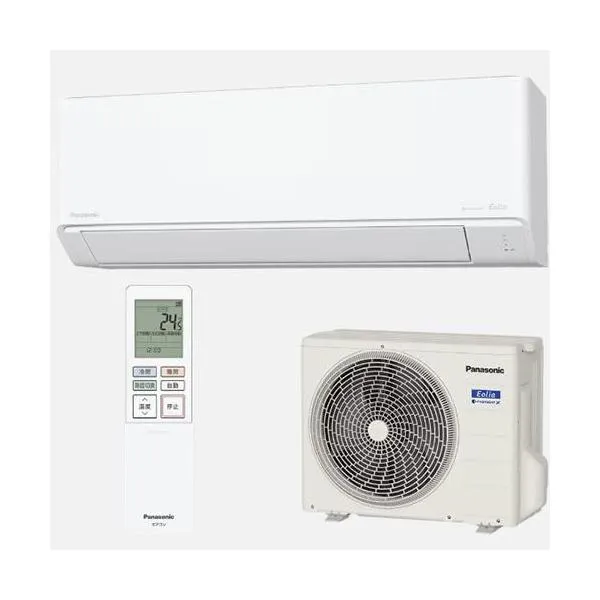 エアコン 10畳用 標準工事費込み 2.8kW パナソニック エオリア CS-285DJ-W クリスタルホワイト 電源100V クーラー 冷房 暖房 [代引不可]