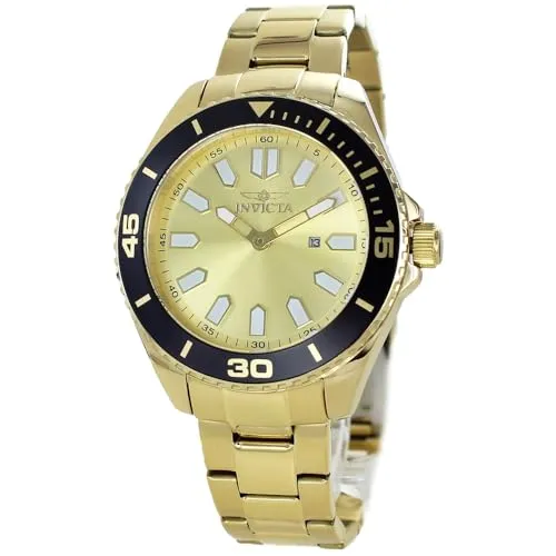 [インビクタ] 腕時計 メンズ プロダイバー ダイバーウォッチ ビックケース 50ｍ防水 ゴールド ステンレス インヴィクタ Invicta IN-46884 [並行輸入品]