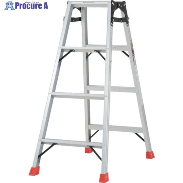 TRUSCO はしご兼用脚立 アルミ合金製・脚カバー付 高さ1.11m ◇▼512-3674 THK-120 1台