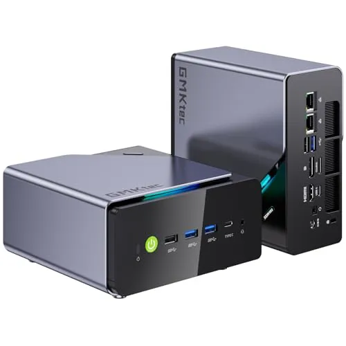 GMKtec K12 ゲーミングミニPC OCuLink搭載 AMD Ryzen 7 H 255（8745HSアップグレード版） Radeon 780M グラフィックス デスクトップ級性能 M.2 2280×3 拡張対応 デュアル2.5GbE LAN HD