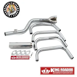 ヤマハ XJR400 前期 4HM マフラー KingRoad88 King管 フルエキゾーストマフラー