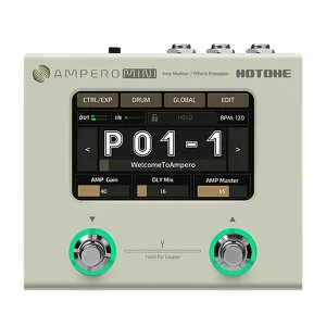 【最新ファームウェア】HOTONE AMPERO MINI アンプモデラー ＆ マルチエフェクター / IRローダー「DYNAX IR 限定特典 付属」 アンプシミュレーター ホットワン アンペロ