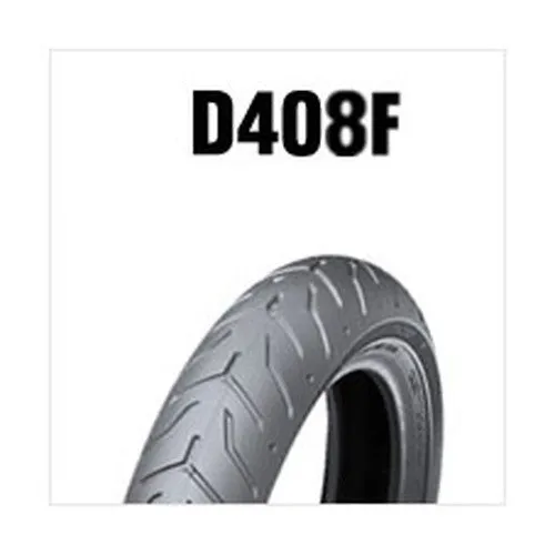 DUNLOP(ダンロップ)バイクタイヤ D408 フロント 130/80B17 M/C 65H チューブレスタイプ(TL) Harley-Davidsonロゴ入り ブラックサイドウォール(BW) 289961 二輪 オートバイ用