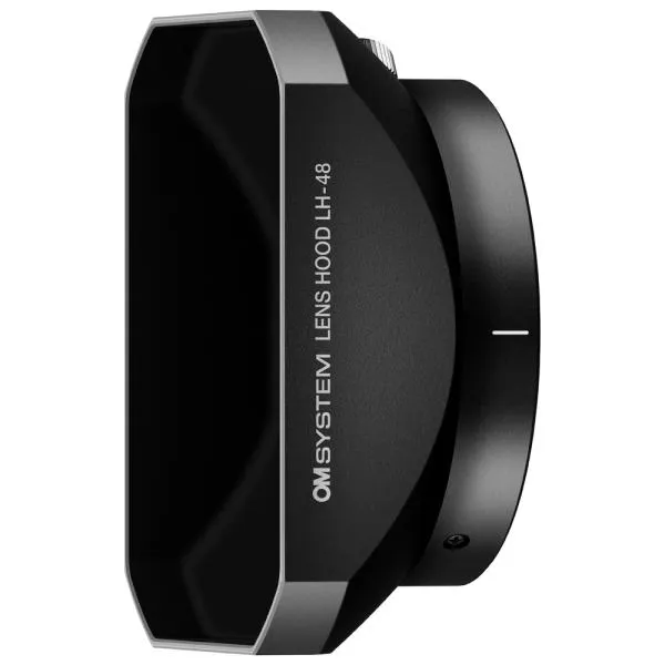 OM SYSTEM 金属レンズフード「LH-48」(ブラック) LH-48BLK(OMデジタル) 返品種別A