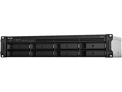 【NASキット】Synology RackStation RS1221+ [8ベイ / クアッドコアCPU搭載 / 4GBメモリ搭載] 2UラックマウントNAS 正規代理店取扱品