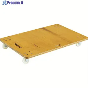 TRUSCO 合板平台車プティカルゴ 900X600 ナイロン車 PC-6090 (600X900 24T)Nキャスター 1台 ▼505-7540