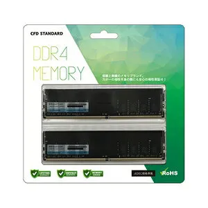 CFD シーエフディー / W4U3200CS-16G / モジュール規格:DDR4 / DIMM(デスクトップ用) / PC4-25600（DDR4-3200） / [W4U3200CS-16G] / 4988755062732 / メモリ