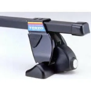 TERZO ベースキャリア フット ルーフオンタイプ ブラック 完全ロック仕様 EF14BL