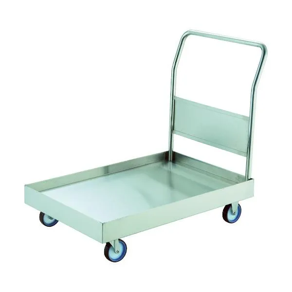 (送料別途)(直送品)TRUSCO ステンレス台車 オールSUS304 皿型台車 900X600 NU車輪 SSAR-2NU