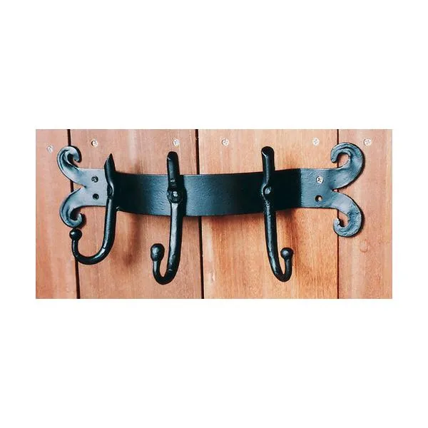 3連フック（34135）※壁掛けタイプのフック（ジャービス商事） インテリア アイアン 壁掛けフック 収納用品 ディスプレイ用品 装飾用金具