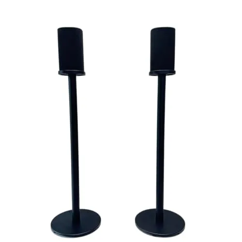 ZGOUOアルミニウム合金フロアスタンド型スピーカーは、SONY BRAVIA Theater Rear 8 SA-RS8 ワイヤレスリアスピーカー（スタンドのみ）に対応。隠蔽式電源コード付きで設置が容易（ブラックペア）