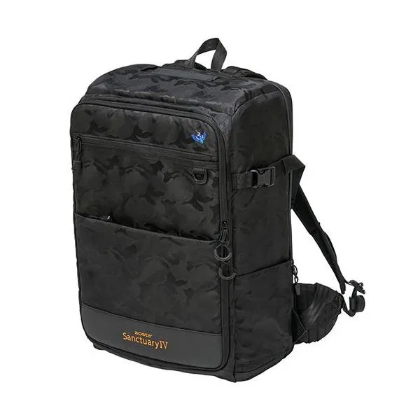 ケンコー(Kenko) AOC-ST4ISRKBKCF ブラックカモフラージュ aosta サンクチュアリIV そのまま座れる IS イス リュック 内寸 320×400×140mm