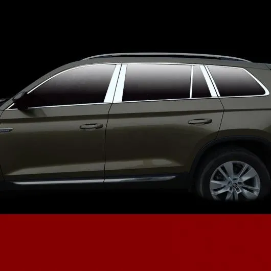 ウインドウ クローム トリム ミドル ポスト トリム 適用: シュコダ コディアック インテリア モールディング アクセサリー 2016 2017 22 ピース AL-FF-3744 AL