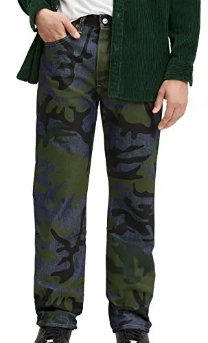 [Levi's] ジーンズ 501 オリジナルシュリンクトゥフィットジーンズ メンズ 00501-2884 インディゴ カモ ファラロープ デミタス 33W x 32L