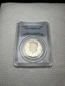 1989 S Kennedy 1/2ドル PR 69 DCAM PCGS 認定-