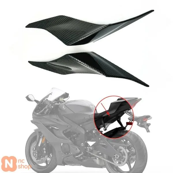【並行輸入品】 ヤマハ YZF R6 YZFR6 YZF-R6 2017年-2020年 2018年 2019年 ハイドロディップ加工カーボン仕上げサイドリアテールシートフェアリングカバーパネ