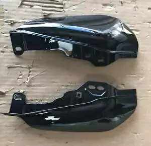 OS&D Advanblack VIVID BLACK ミッドフレーム エアディフレクター ヒートシールド ハーレー用 OS&D Advanblack VIVID BLACK Mid-Frame Air Deflectors heat shield For Harley 【並行輸入品】