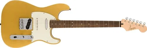 Squier Paranormal Custom Nashville Stratocaster Laurel Fingerboard Parchment Pickguard [Aztec Gold]
