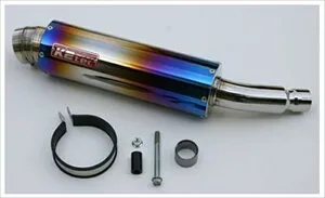 バイクパーツK2-TEC(ケイツーテック) ニトロチタンスリップオンマフラー 3Pタイプex25k-3pti4548916076352
