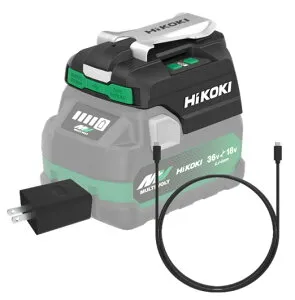 (あす楽 平日13時まで 限定特価)HiKOKI (ハイコーキ) 14.4V/18V/マルチボルト(36V) 対応 USB対応充電器 UC18DA(NM) ※バッテリーは付属しておりません【DIY/電動工具/マルチポート/充電器】