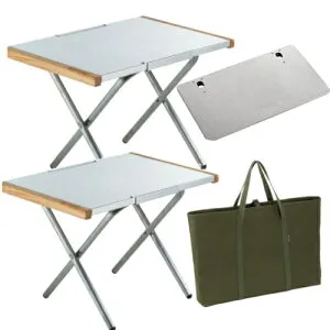 ユニフレーム 焚き火テーブル 2台 ＆ レッグラック ＆ トート 4点セット 682104 682135 683644 UNIFLAME（ラッピング不可）（.QL）